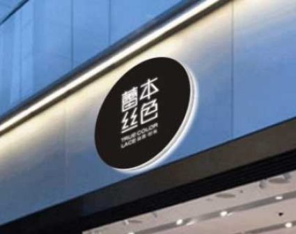 本色蕾丝窗帘艺术LOGO