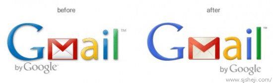 [标志资讯]Google Gmail邮箱logo稍有更新