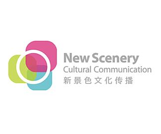 新景色文化传播logo设计