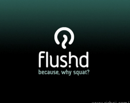 flushd公共浴室标志