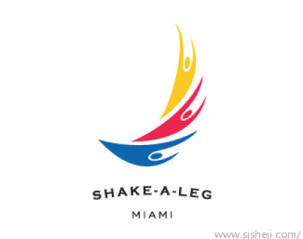 Shake-A-Leg迈阿密残疾人青年帆船标志