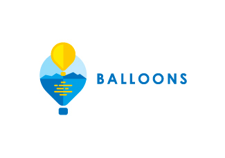 Balloons热气球公司标志设计