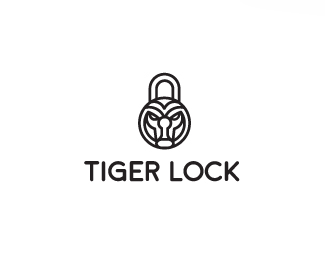 TigerLock 锁品牌LOGO设计