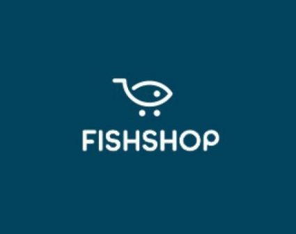 fishshop鱼店Logo设计