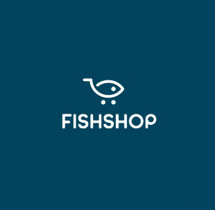 fishshop鱼店Logo设计