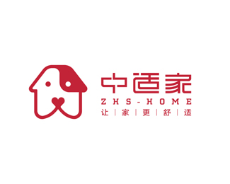 中适家logo设计