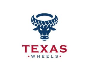 Texas Wheels牛轮胎logo设计