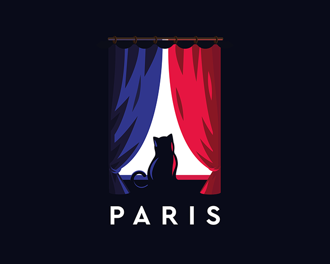 PARIS法国宠物展logo设计