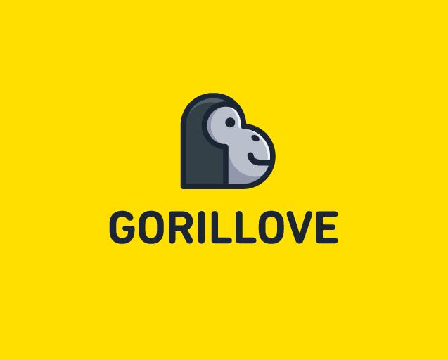 GORILLOVE品牌标志设计