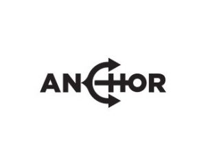 ANEHOR锚字母图形LOGO设计