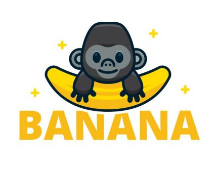 banana标志设计