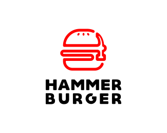 HAMMERBURGER标志设计