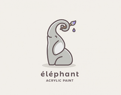 elephant标志设计