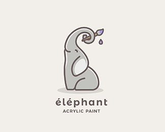 elephant标志设计