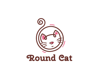 ROUND CAT标志设计