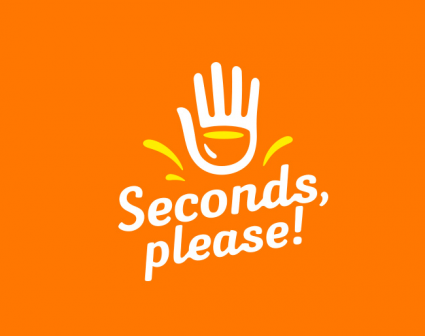 seconds please 标志设计