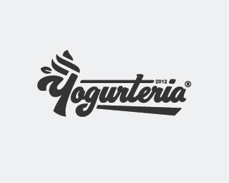 yogurleria 标志设计