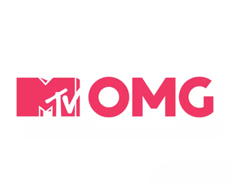 英国付费电视音乐频道MTV OMG LOGO标志