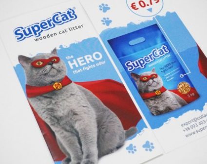 SUPERCAT猫粮折页设计欣赏