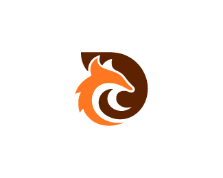 狐狸字母LOGO设计