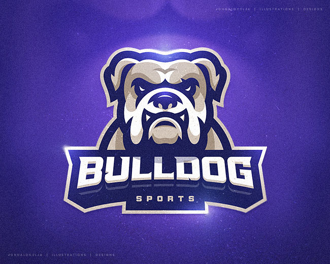 BULLDOG懒狗LOGO设计