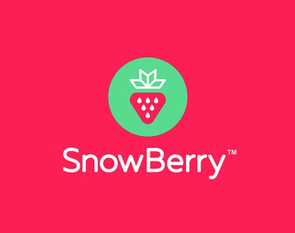 SnowBerry 草莓标志设计
