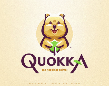 QuokkA标志设计