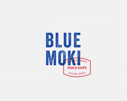 BLUE MOKI LOGO设计
