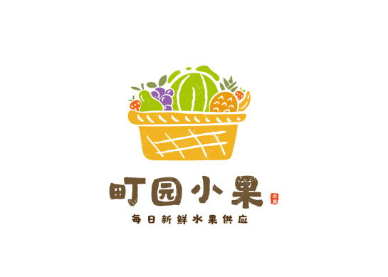 町园小果LOGO设计