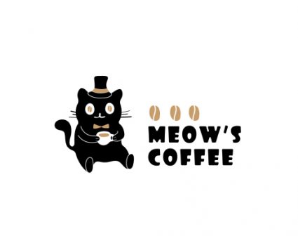 MEOW'S COFFEE咖啡LOGO