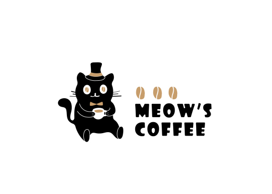 MEOW'S COFFEE咖啡LOGO
