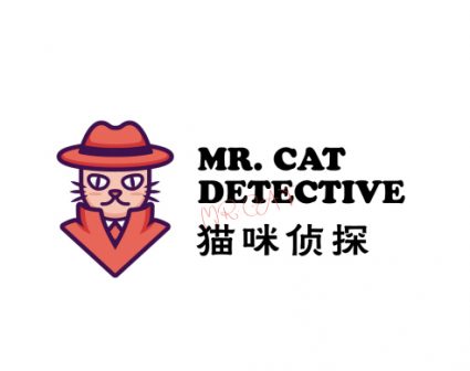 猫咪侦探LOGO设计