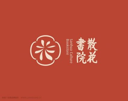 散花书院logo