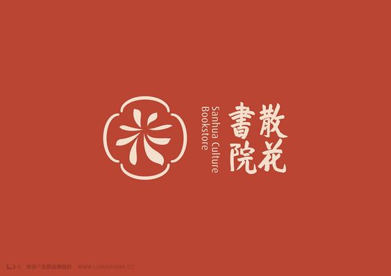 散花书院logo