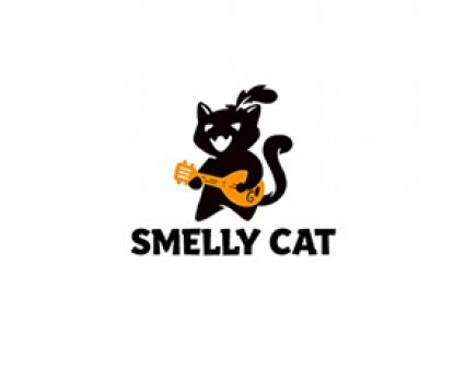 smelly cat logo 设计