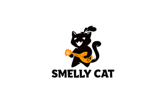 smelly cat logo 设计