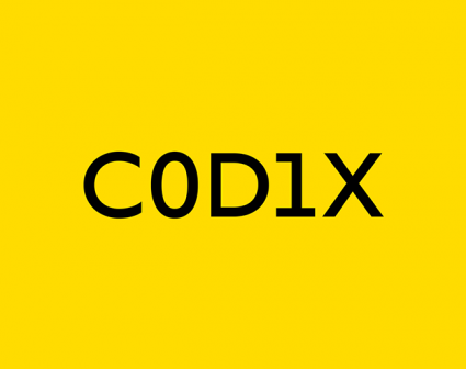 C0D1X logo设计
